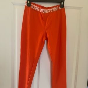 Under Armour Orange Used Leggings